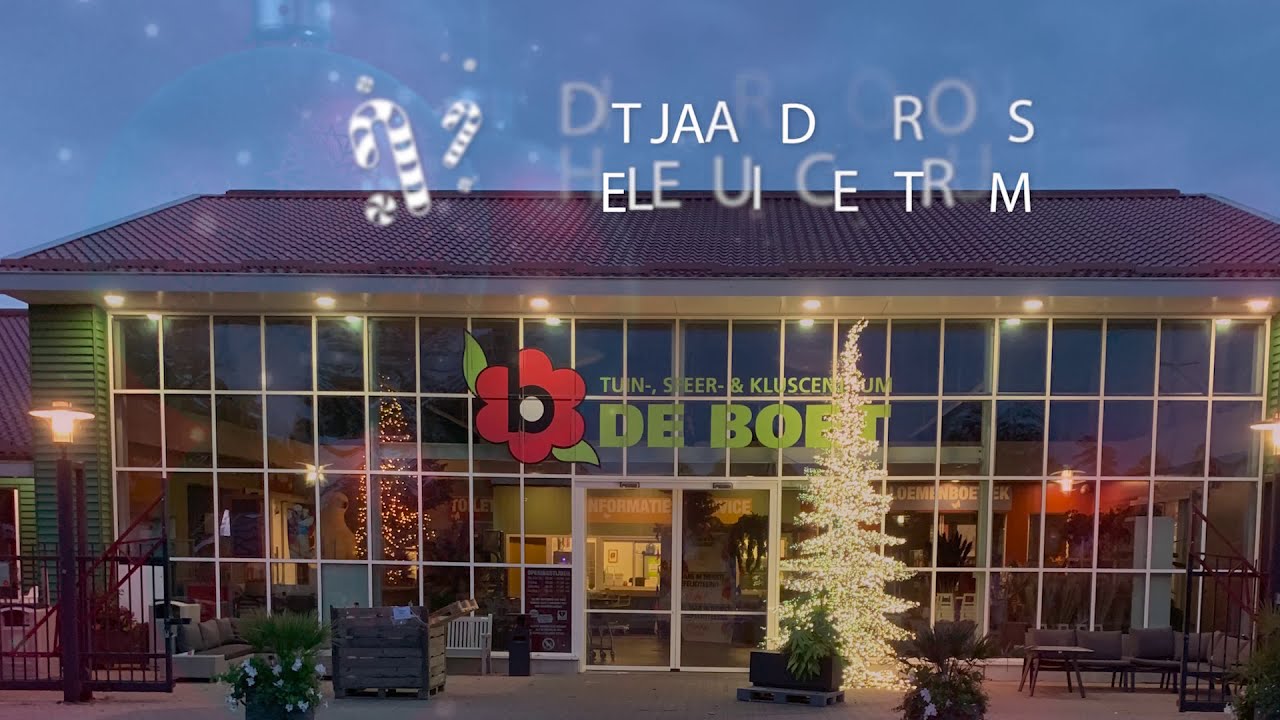 Kerst 2020 bij Tuincentrum De Boet in Hoogwoud