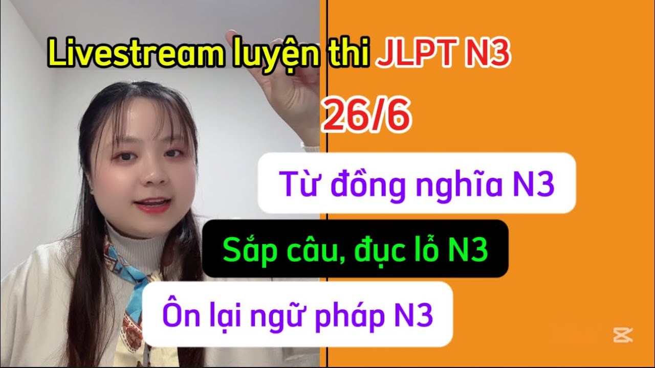 Ôn thi jlpt N3 (từ vựng, ngữ pháp N3)