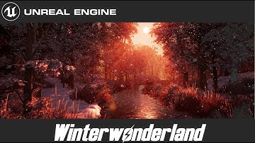 Realistic Winter Forest Scene / Unreal Engine 4 / No Speed Level Design / 4k