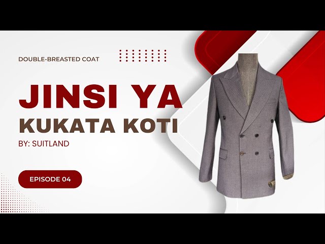 Jinsi ya kukata double-breasted koti-Facing class=