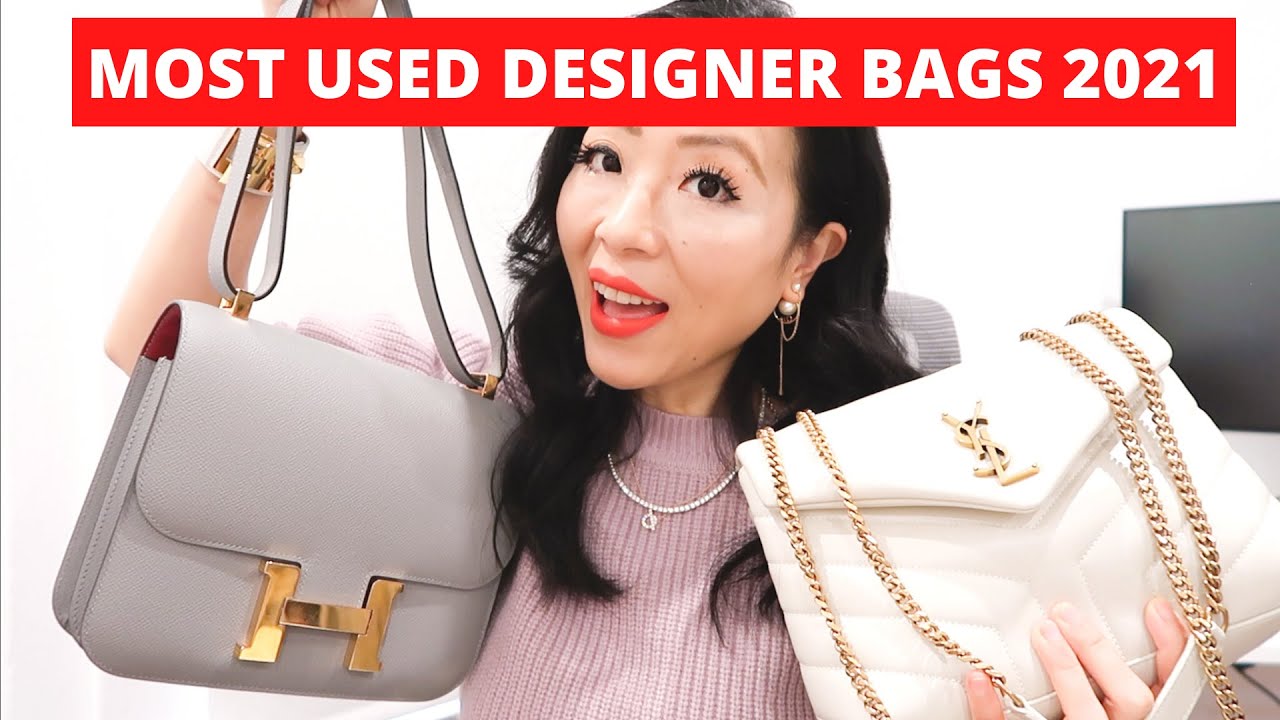 MOST USED DESIGNER BAGS 2021  Hermes, Chanel, Saint Laurent bag etc 