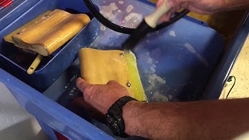 How to Use a Parts Washer to Clean Screenprinting Squeegees in No Time