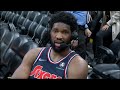Joel Embiid talks after Philadelphia 76ers dominate Toronto Raptors 132-97