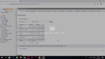 Learn how to import databases or database tables using phpmyadmin