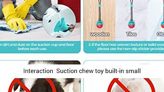 Dog Chew Suction Cup Tug of War Toy Multifunction Interactive Pet