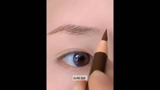 How To Draw Perfect Eyebrow Shape With Pencil ❤️❤️❤️