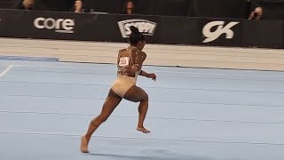 Simone Biles's huge triple double - Floor Warm-ups - US Championships 2024 Day 2 by Gymnastics Memories 8,663 views 1 day ago 38 seconds