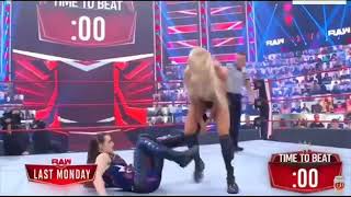 Charlotte Flair,Adam Pearce,Sonya Deville Backstage Segment Raw 6721