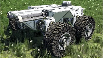 Space Engineers - Automated Gatling Rover