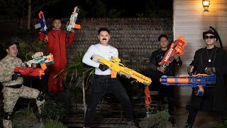 Action Nerf War : Shadow Hunter Seal X Warriors Nerf Guns Fight Mr Mundo Cancel Transaction