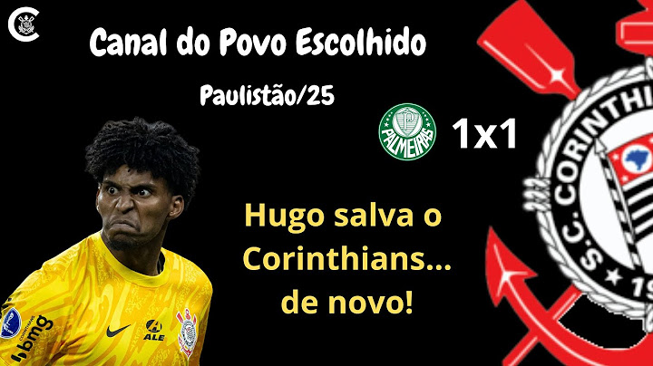 PÓS-JOGO: Palmeiras 1x1 CORINTHIANS