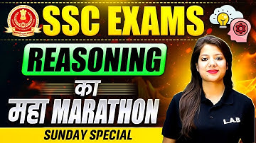 Reasoning Marathon Class for SSC Exams 2025 | SSC CGL, CHSL, MTS Reasoning by Swapnil Mam