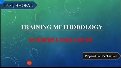 INTERPRET NSQF AND QP |POT|PRINCIPLES OF TEACHING|TRAINING METHODOLOGY
