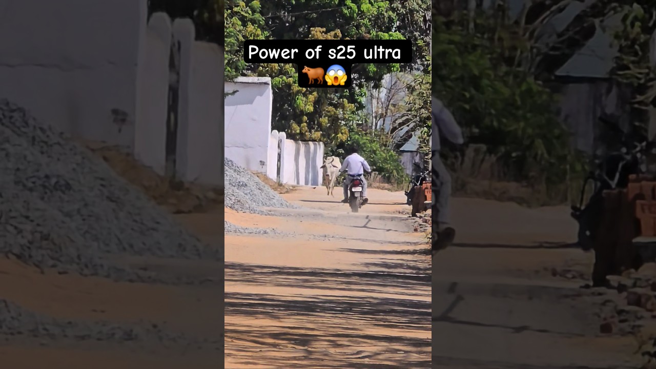 Power of Samsung Galaxy S25 Ultra 20x zooming 🐂😱 