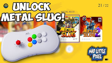 SNK Neo Geo Arcade Stick Pro - How To Unlock Metal Slug 1 & 2 Officially!