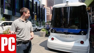 PCMag Takes a Ride on a Self-Driving Shuttle