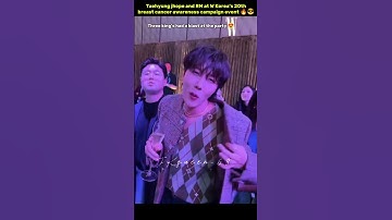 Taehyung jhope and RM at W Korea