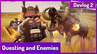Celebrity I added Quests and Enemies to my Game! | Project Clockwork | Indie Game Devlog #2 Wealth