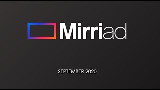 Mirriad HY results webinar Sep 2020