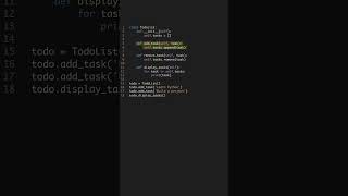 Todo List in 60s - Master Python #shorts