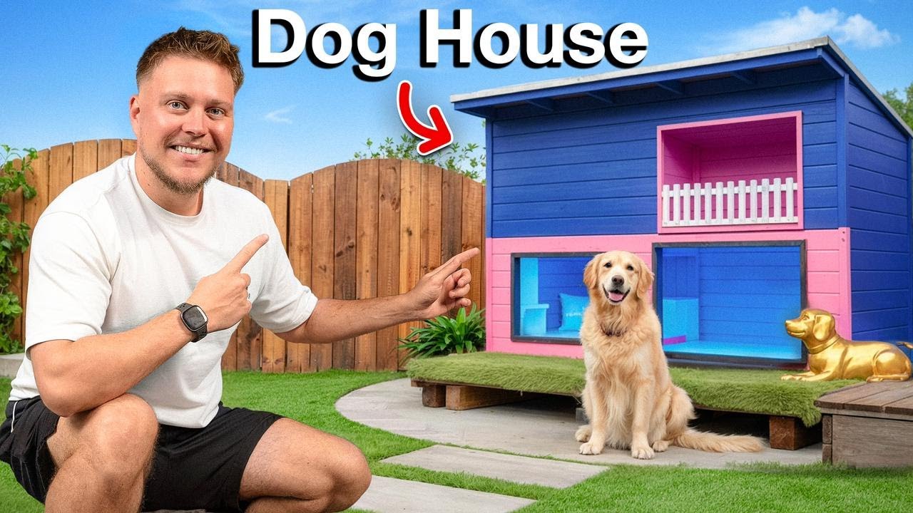 I Built a Luxury Dog House (and I don't even have a dog) - YouTube