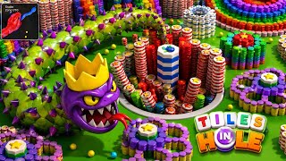 🐍SNAKE Clash Vs 🛑Tiles in hole comparison ultimate video 2026