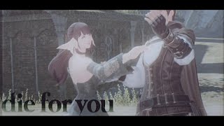 die for you
@Blue24601s blorbo and her totally alive lover.
the lovely Femra is Blue24601s WoL, and the cutscenes and extra scenes were recorded by her and graciously shared with me 🥰 the beautiful hyur lady who makes a brief appearance belongs to starstruckbromance!
as soon as I heard this Joji song I knew I had to use it for this 🥺
scenes: blue24601
coloring: starstruckbromance die for you