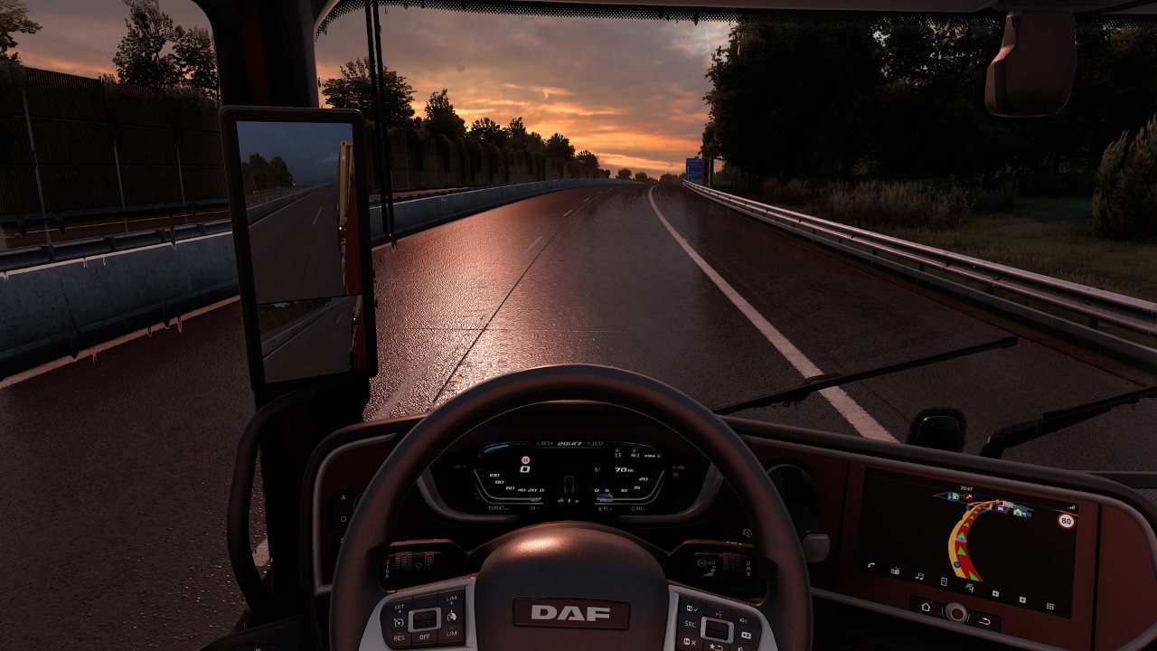 Multiplayer in ETS2 Snowymoon v2.3.1 Logitech G29