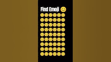 Find Emoji Challenge Part 1 #find #mindgames