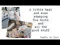 A Little ***HAUL*** & Some Stamping……Tim Holtz & all the good stuff ……