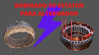 [PASO A PASO] COMO BOBINAR un ESTATOR de ALTERNADOR