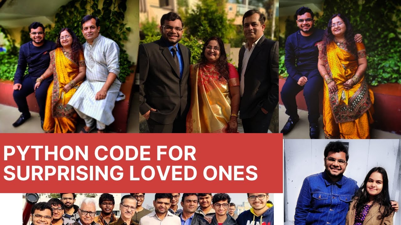 Surprising loved ones with awesome Python code! - YouTube