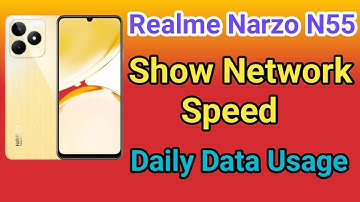 Realme Narzo N53 Show Daily Data Usage kaise kare How To Show Daily Data Usage Setting In Realme