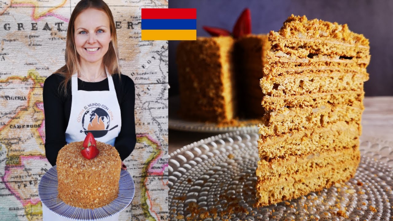 Tarta De Miel Honeycake Marlenka Medovik De Armenia Youtube