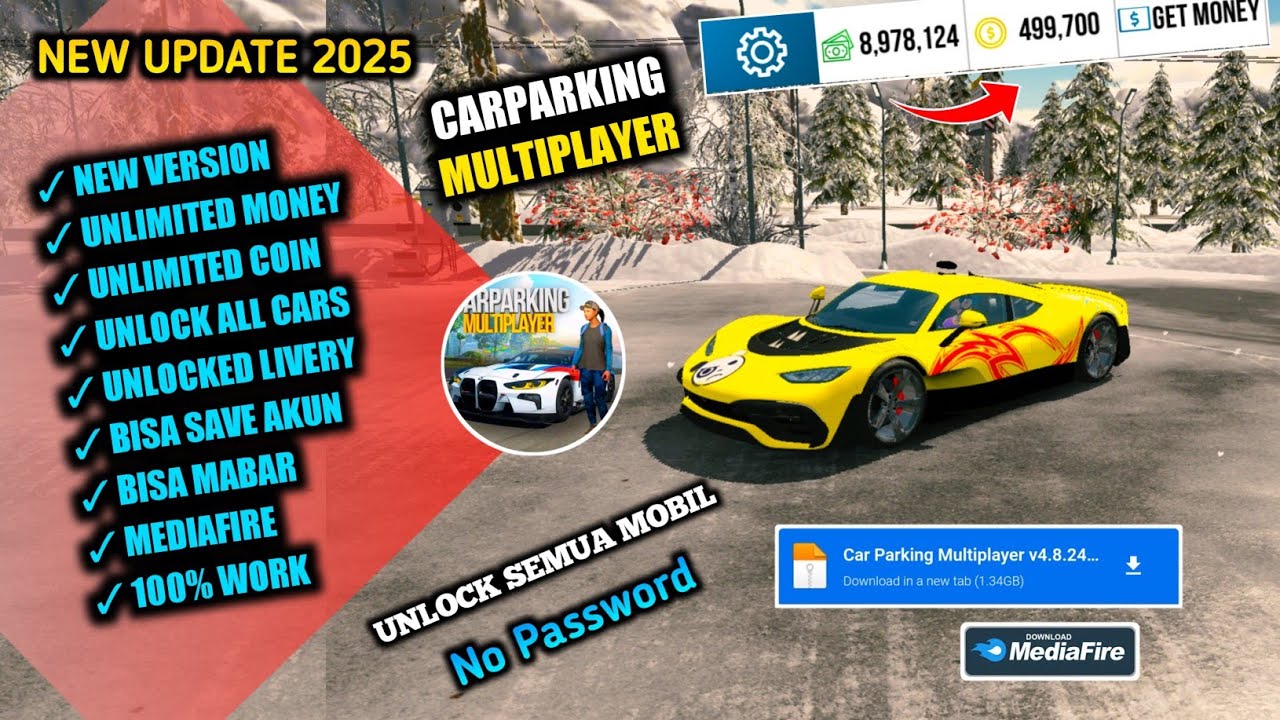 Car Parking Multiplayer Mod Apk Latest 4.8.24.4 Version 2025 ...