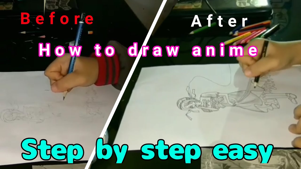  MENGGAMBAR  ANIME KEREN Dan MUDAH  bagi PEMULA anime art 