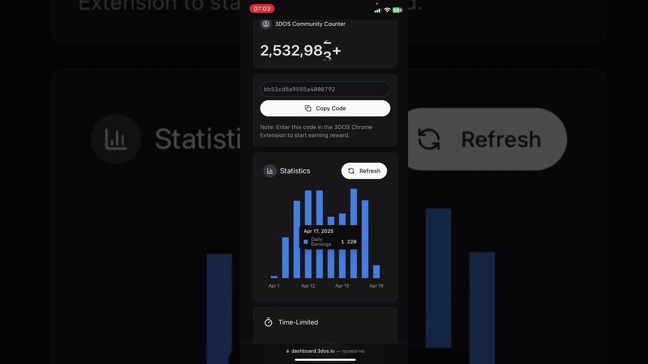 3DOS — простейший DePIN с аирдропом в 200$+!