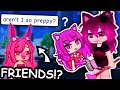 Friends with an owo cat on gacha online roblox