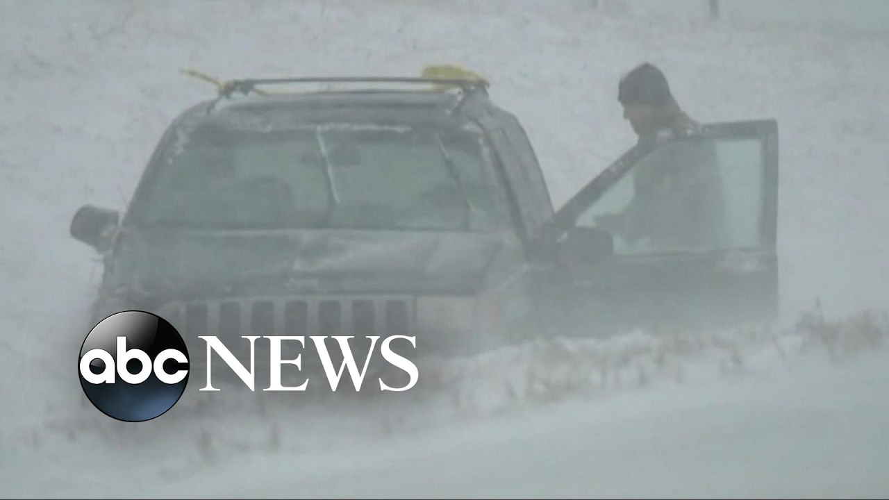 Severe winter storms moving across the Midwest tonight - YouTube