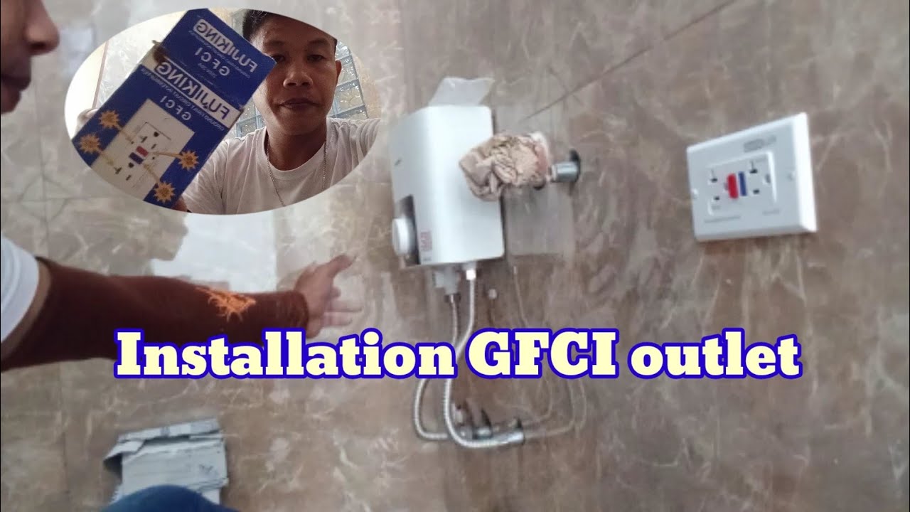 How To Install A GFCI Outlet 3 wire GFCI Outlet 3 wire YouTube