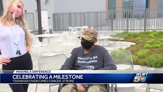 Teenager overcomes cancer, stroke and celebrates his 18th birthday