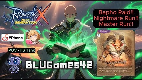 [ROX Global] The ULTIMATE Baphomet Raid! 😎🎯👑 (Nightmare & Master!) POV | NM & Master RUN Baphomet! 💥