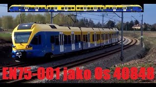 EN75-001 jako Os 40848 do Tych Lodowiska