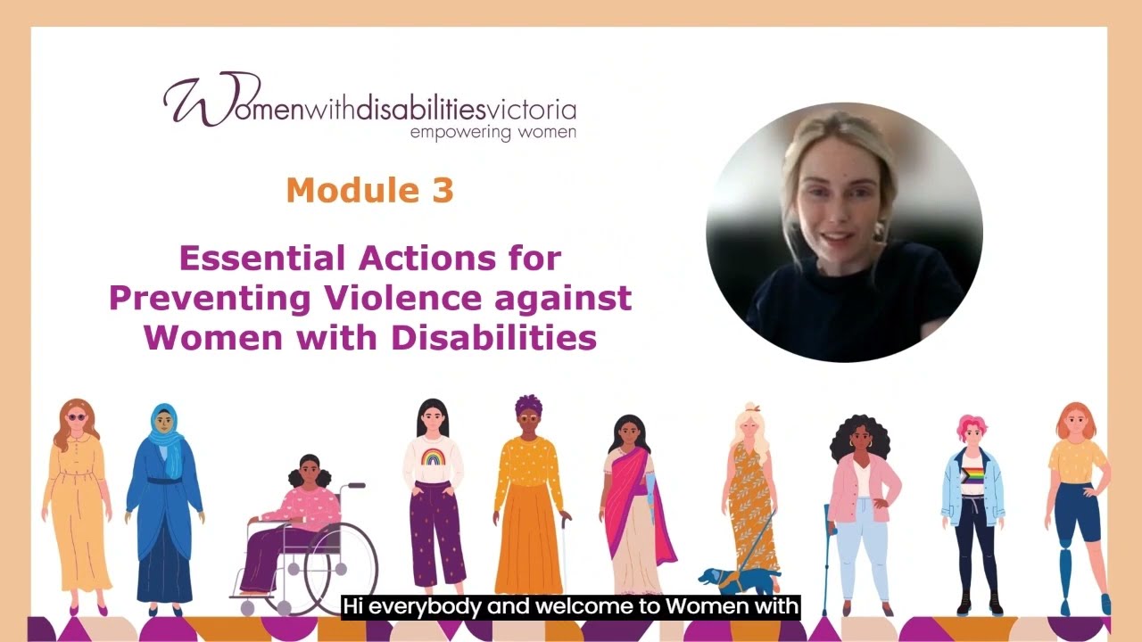 Micro webinar  Module 3   Essential Actions for Preventing Violence against Women with Disabilities