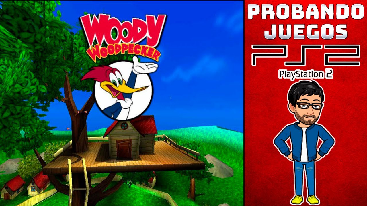 [27] PROBANDO JUEGOS DE PS2 - Woody Woodpecker/El Pájaro Loco: Escape del Parque Buzz Buzzard