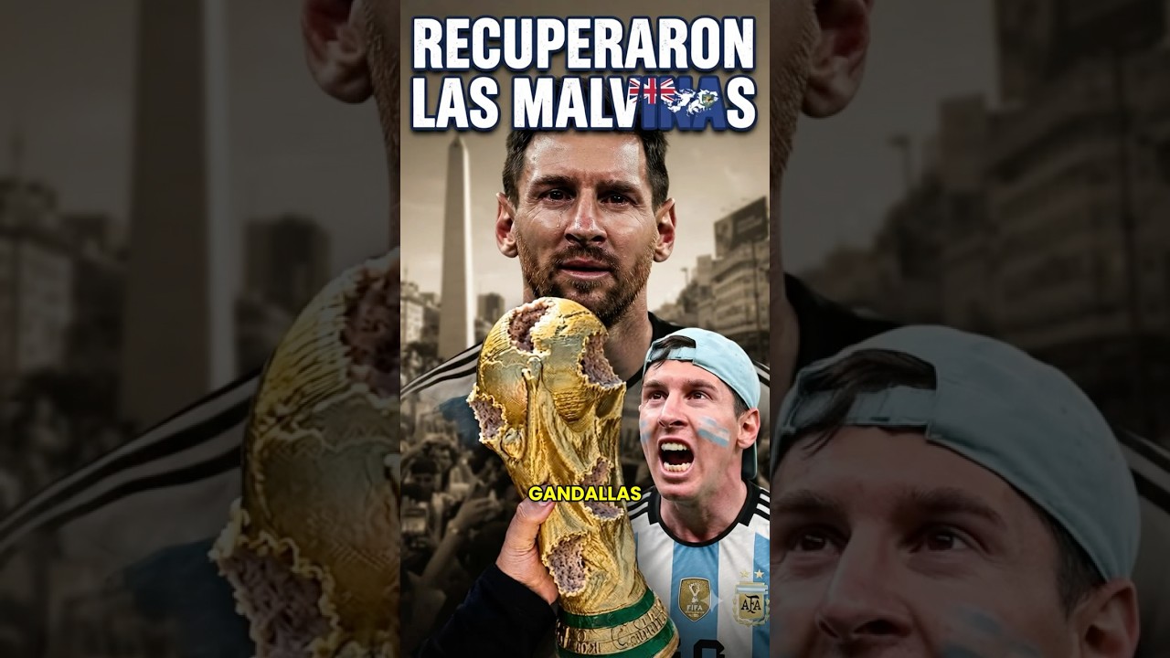 ⁣SIN COPA, ARGENTINOS aseguran que RECUPERARON LAS MALVINAS #messi #argentina #futbol #mundial