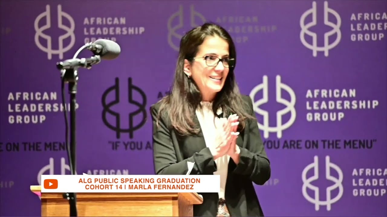 ALG Public Speaking Graduation Cohort 14 | Marla Fernandez