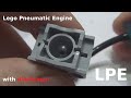 Lego Pneumatic Engine with Diaphragm / Пневматический двигатель из Лего с мембраной