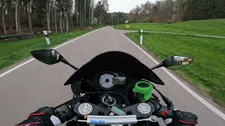 POV: Kawasaki Zx6r 2009 / Raw Onboard / Stock Exhaust!