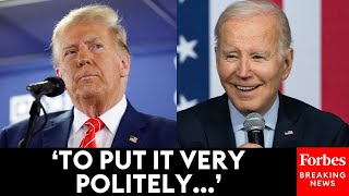 Joe Biden Mocks Donald Trump Over Remarks On The Economy